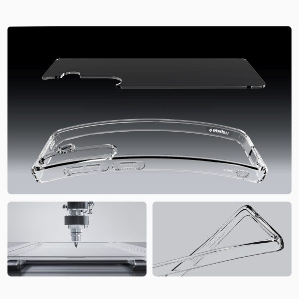 Samsung Galaxy S25+ Ultra Hybrid vāciņš - caurspīdīgs