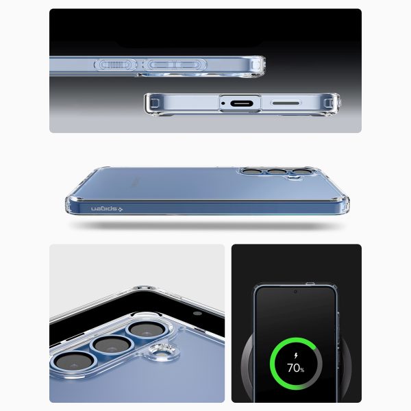 Samsung Galaxy S25+ Ultra Hybrid vāciņš - caurspīdīgs