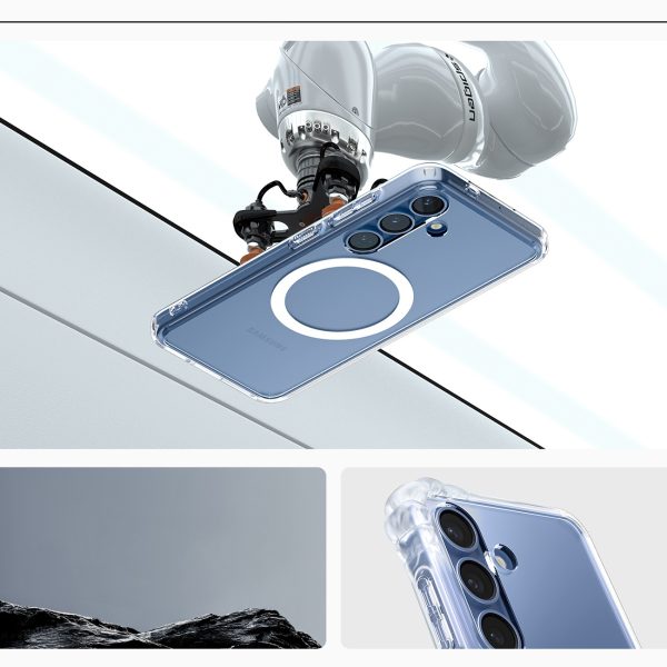 Samsung Galaxy S25+ Ultra Hybrid Mag vāciņš - caurspīdīgs