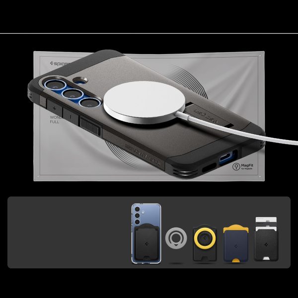 1028517-16-etui-na-samsung-galaxy-s25-z-podstawka-tough-armor-spigen-hurtownia-dropshipping.jpg Samsung Galaxy S25 maciņš ar izturīgu Armor MagSafe statīvu - pelēks