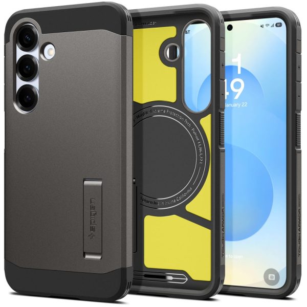 1028517-21-etui-na-samsung-galaxy-s25-z-podstawka-tough-armor-spigen-hurtownia-dropshipping.jpg Samsung Galaxy S25 maciņš ar izturīgu Armor MagSafe statīvu - pelēks