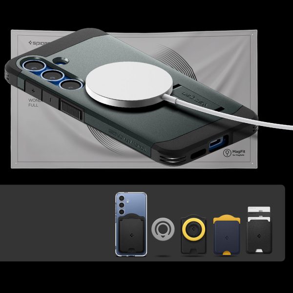 1028518-18-etui-na-samsung-galaxy-s25-z-podstawka-tough-armor-spigen-hurtownia-dropshipping.jpg Samsung Galaxy S25 maciņš ar izturīgu Armor MagSafe statīvu - zaļš
