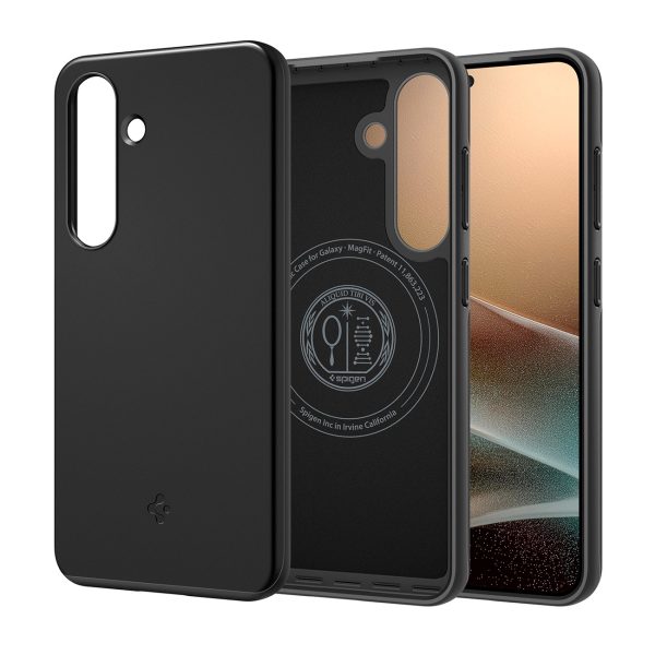 1028519-12-etui-na-samsung-galaxy-s25-thin-fit-mag-czarne-spigen-hurtownia-dropshipping.jpg Samsung Galaxy S25 plāns, plāns vāciņš ar magnētu - melns