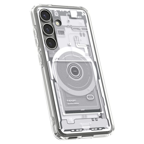 Samsung Galaxy S25 Zero One Ultra Hybrid Magnet maciņš - balts