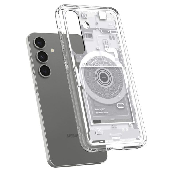 Samsung Galaxy S25 Zero One Ultra Hybrid Magnet maciņš - balts