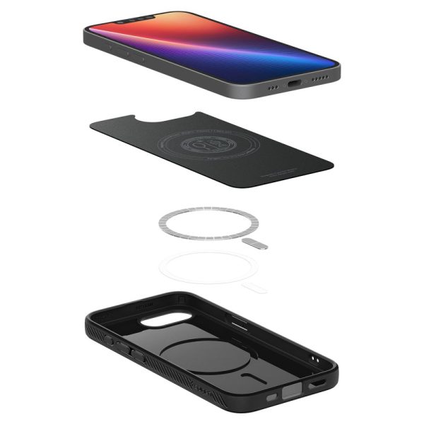 1028575-9-etui-plecki-na-iphone-16e-liquid-air-mag-magsafe-spigen-hurtownia-dropshipping.jpg iPhone 16e Liquid Air MagSafe aizmugurējais vāciņš - matēti melns