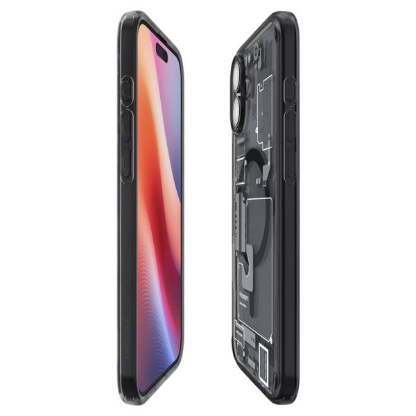 iPhone 16 Ultra Hybrid MagSafe Zero One aizsargvāciņš — tumši pelēks