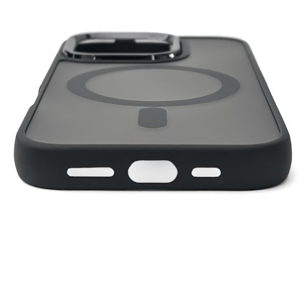 Samsung Galaxy S25 modes maciņš MagSafe aizmugurējais vāciņš - melns