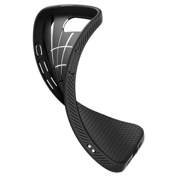 Spigen Liquid Air iPhone 16e aizsargvāciņš - matēti melns