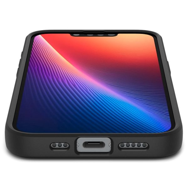 Spigen Liquid Air iPhone 16e aizsargvāciņš - matēti melns