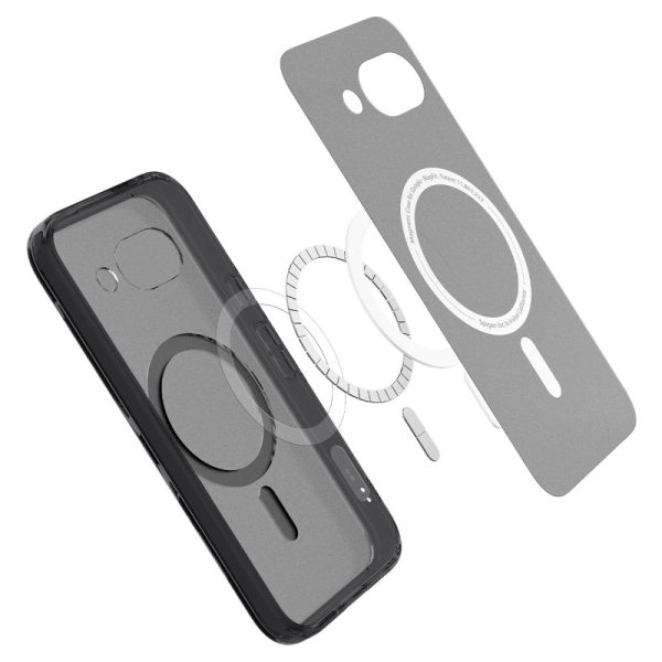 1028870-6-etui-pokrowiec-na-google-pixel-9a-z-magsafe-ultra-spigen-hurtownia-dropshipping.jpg Google Pixel 9A vāciņš ar MagSafe Ultra Hybrid Mag — caurspīdīgs un melns