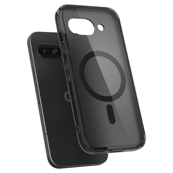 1028870-7-etui-pokrowiec-na-google-pixel-9a-z-magsafe-ultra-spigen-hurtownia-dropshipping.jpg Google Pixel 9A vāciņš ar MagSafe Ultra Hybrid Mag — caurspīdīgs un melns