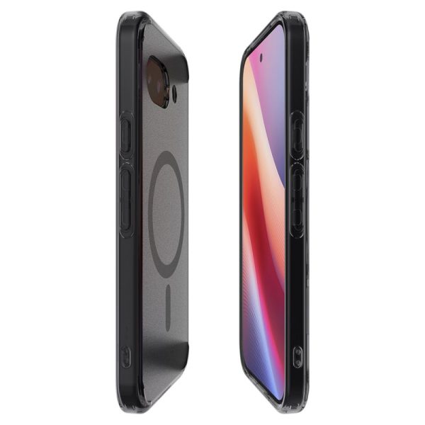 1028870-8-etui-pokrowiec-na-google-pixel-9a-z-magsafe-ultra-spigen-hurtownia-dropshipping.jpg Google Pixel 9A vāciņš ar MagSafe Ultra Hybrid Mag — caurspīdīgs un melns