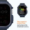 Apple Watch Ultra 1/2 Rugged Armor aizsargapvalks, 49 mm - tumši zils