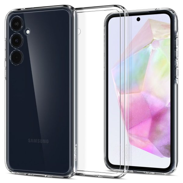 Aizsargvāciņš Samsung Galaxy A35 5G Ultra Hybrid tālrunim - caurspīdīgs