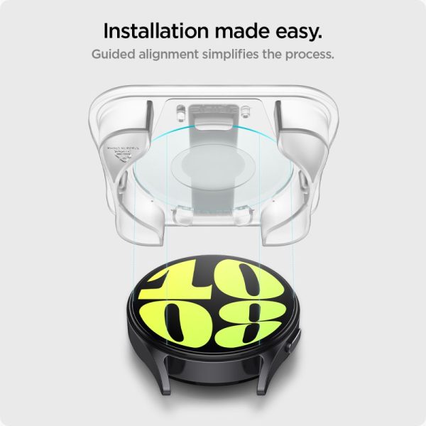 Rūdīts stikls ar montāžas rāmi Samsung Galaxy Watch 7 44 mm - 2 gab.