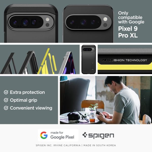 1028986-11-etui-ochronne-na-google-pixel-9-pro-xl-tough-armor-spigen-hurtownia-dropshipping.jpg Google Pixel 9 Pro XL izturīgs bruņu aizsargvāciņš — melns