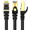 Kabelis, tīkla kabelis, interneta vītā pāra RJ45 CAT6 15 m melns