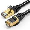 Kabelis, tīkla kabelis, interneta vītā pāra RJ45 CAT6 15 m melns