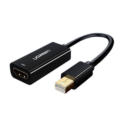 Mini DisplayPort uz HDMI FHD 1080p adapteris — melns