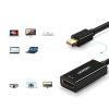 Mini DisplayPort uz HDMI FHD 1080p adapteris — melns