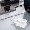 A29 GaN USB-C USB-A 65W sienas lādētājs - balts