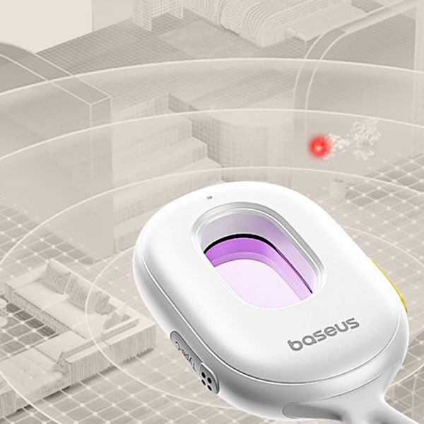 Slēptās kameras detektors ar trauksmi, mini lukturītis, USB-A - USB-C kabelis - balts