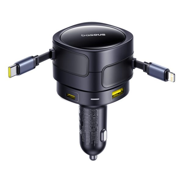 1030194-5-ladowarka-samochodowa-usb-c-z-kablem-usb-c-iphone-baseus-hurtownia-dropshipping.jpg USB-C automašīnas lādētājs ar USB-C iPhone Lightning kabeli 90W - melns