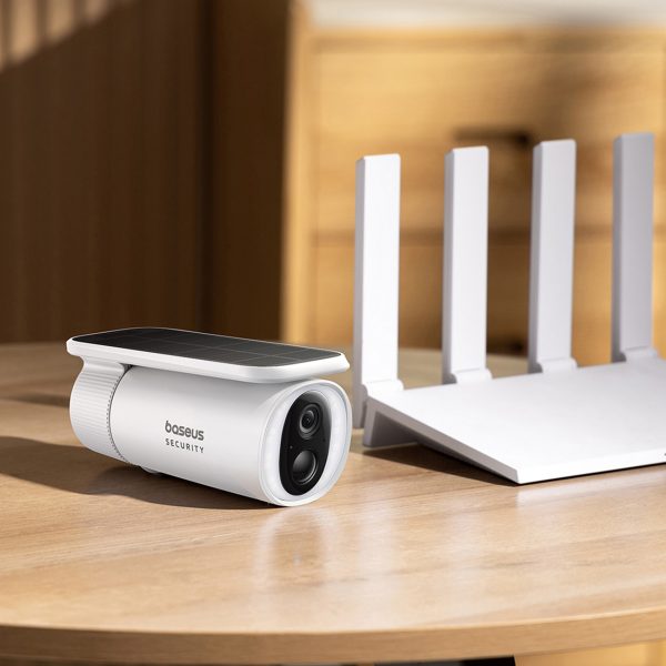 Security S1 saules enerģijas āra kamera novērošanai 2K 8x 8 GB 400 lm – balta