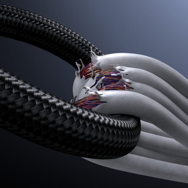 USB-C displeja kabelis - iPhone Lightning 30W 1.2m - melns