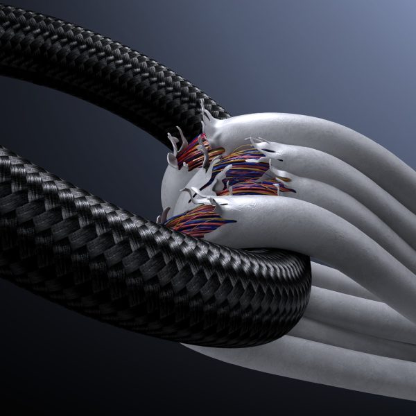 Kabelis ar displeju USB-A - iPhone Lightning 3A 1.2m - melns