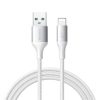 USB-A - iPhone Lightning 3A kabelis 2m - balts