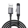 1030218-1-kabel-przewod-katowy-usb-a-usb-c-3a-1-2m-czarny-joyroom-hurtownia-dropshipping.jpg USB-A USB-C 3A 1,2 m leņķiskais kabelis - melns