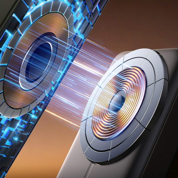 3-in-1 induktīvā pārnēsājamā uzlādes ierīce 10000mAh 22.5W ar iebūvētu MagSafe kabeli - melna