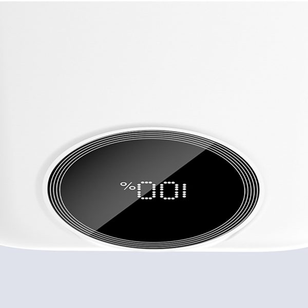 K13 10000mAh Powerbank ar iebūvētu kabeli - balts