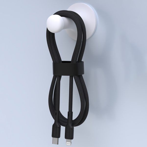 1030255-3-kabel-przewod-usb-c-iphone-lightning-30w-1m-dudao-hurtownia-dropshipping.jpg USB-C - iPhone Lightning 30W 1m kabelis - melns