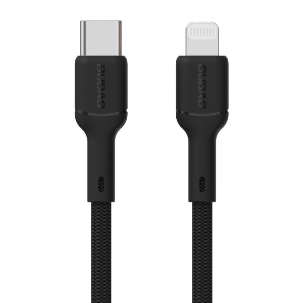 USB-C - iPhone Lightning 30W 2m kabelis - melns