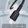 USB-C - iPhone Lightning 30W 2m kabelis - melns