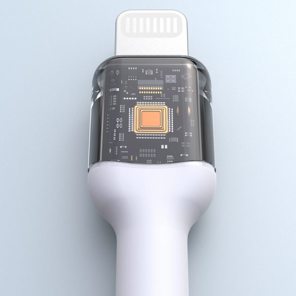 USB-C - iPhone Lightning 30W 2m kabelis - balts