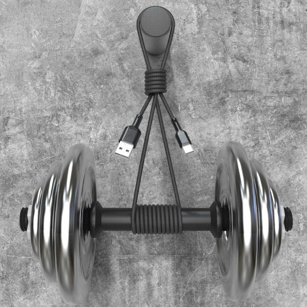 1030260-2-kabel-przewod-usb-a-usb-c-5a-1m-czarny-dudao-hurtownia-dropshipping.jpg USB-A - USB-C 5A 1 m kabelis - melns