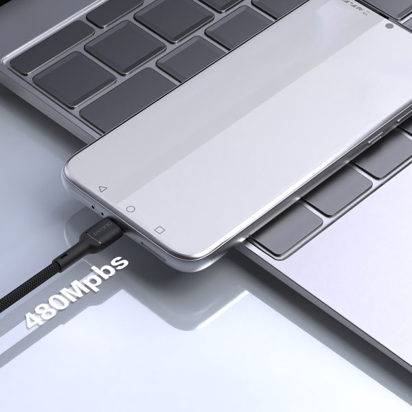 1030260-3-kabel-przewod-usb-a-usb-c-5a-1m-czarny-dudao-hurtownia-dropshipping.jpg USB-A - USB-C 5A 1 m kabelis - melns