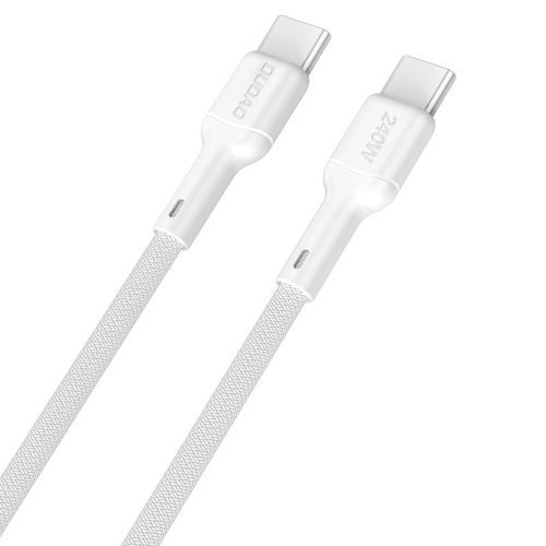 1030261-1-kabel-przewod-usb-c-pd-240w-1-2m-bialy-dudao-hurtownia-dropshipping.jpg USB-C PD 240W 1,2 m kabelis - balts
