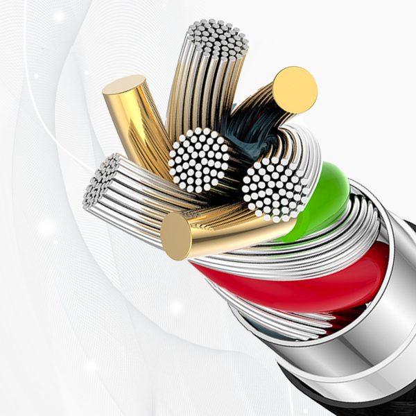 USB-C PD 240W 2m kabelis - melns