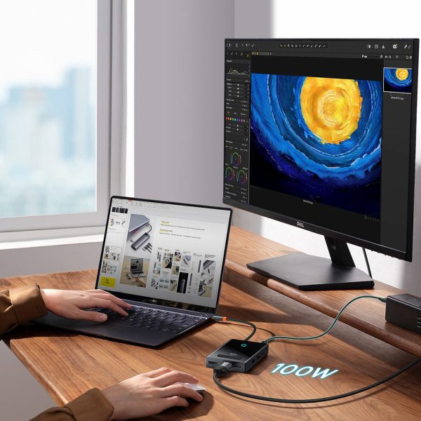 1030274-10-8w1-hub-adapter-hdmi-displayport-vga-usb-a-usb-c-baseus-hurtownia-dropshipping.jpg 8in1 centrmezgla adapteris HDMI DisplayPort VGA USB-A USB-C - pelēks