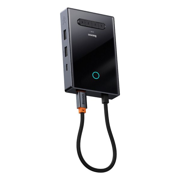 1030274-3-8w1-hub-adapter-hdmi-displayport-vga-usb-a-usb-c-baseus-hurtownia-dropshipping.jpg 8in1 centrmezgla adapteris HDMI DisplayPort VGA USB-A USB-C - pelēks