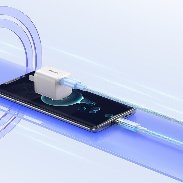 Explorer kabelis ar temperatūras sensoru USB-C 100W 1m - zils