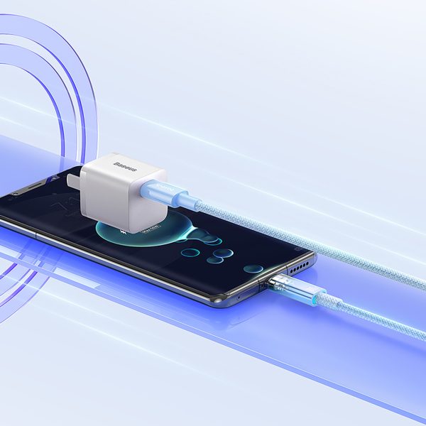 Explorer kabelis ar temperatūras sensoru USB-C 100W 2m - zils