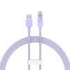 Explorer kabelis ar temperatūras sensoru USB-A USB-C 100W 1m - violets