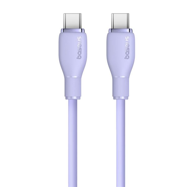 Pudding USB-C 100W 2m kabelis - violets
