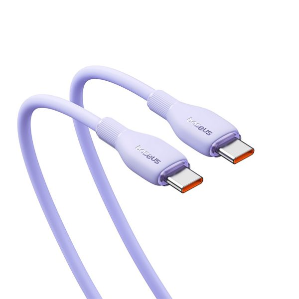 Pudding USB-C 100W 2m kabelis - violets